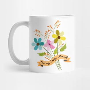 Sunny Days Ahead - Floral Art Mug